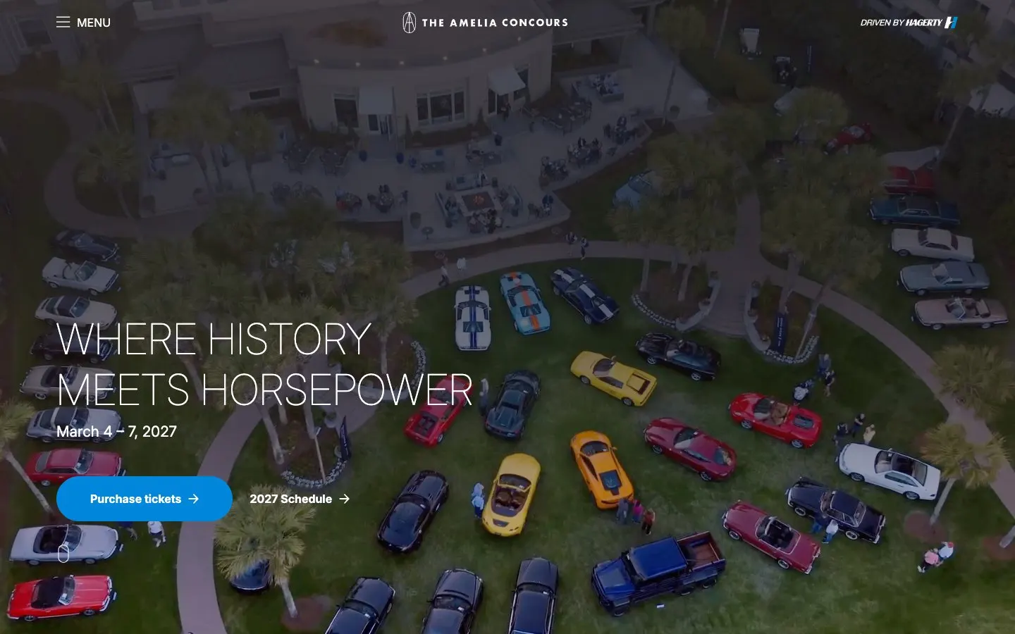 The website of The Amelia Concours