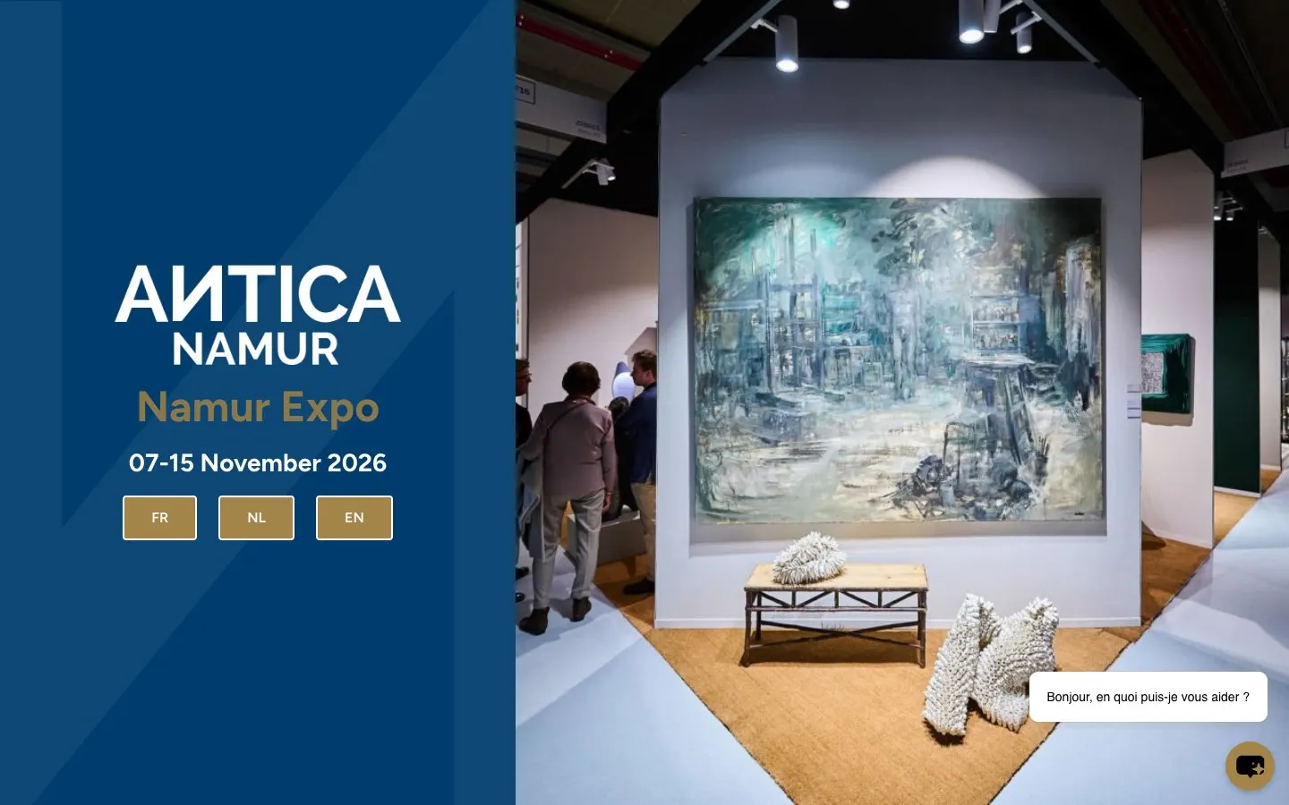 The website of Antica Namur