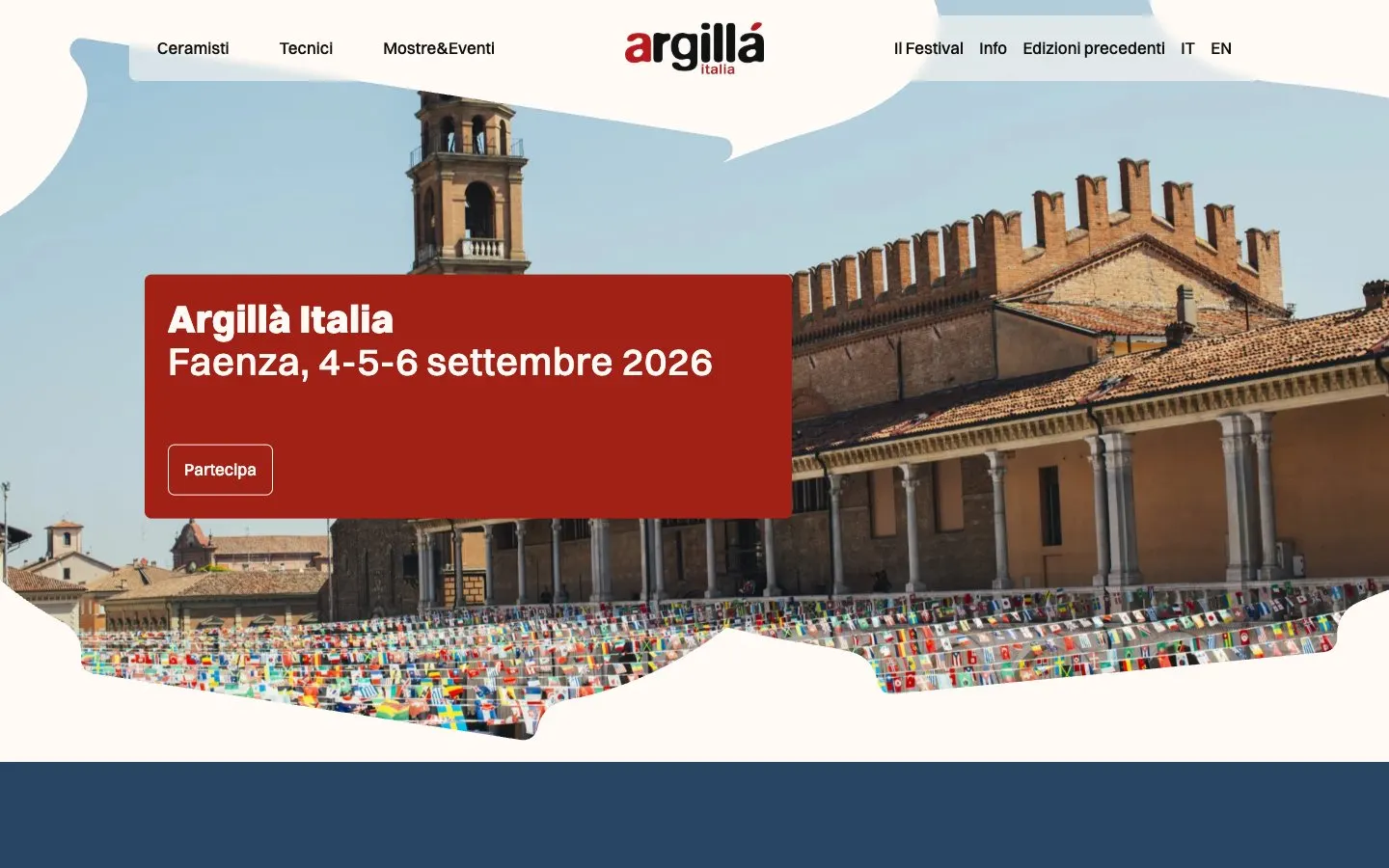 Die Website von Argillà Italia