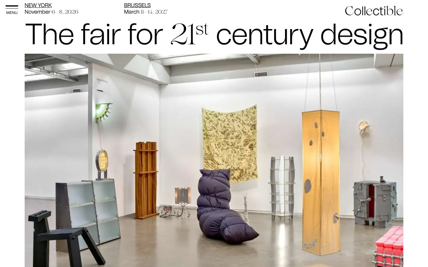 The website of COLLECTIBLE New York