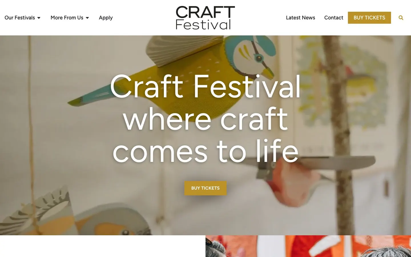 Le site de Craft Festival Bovey Tracey