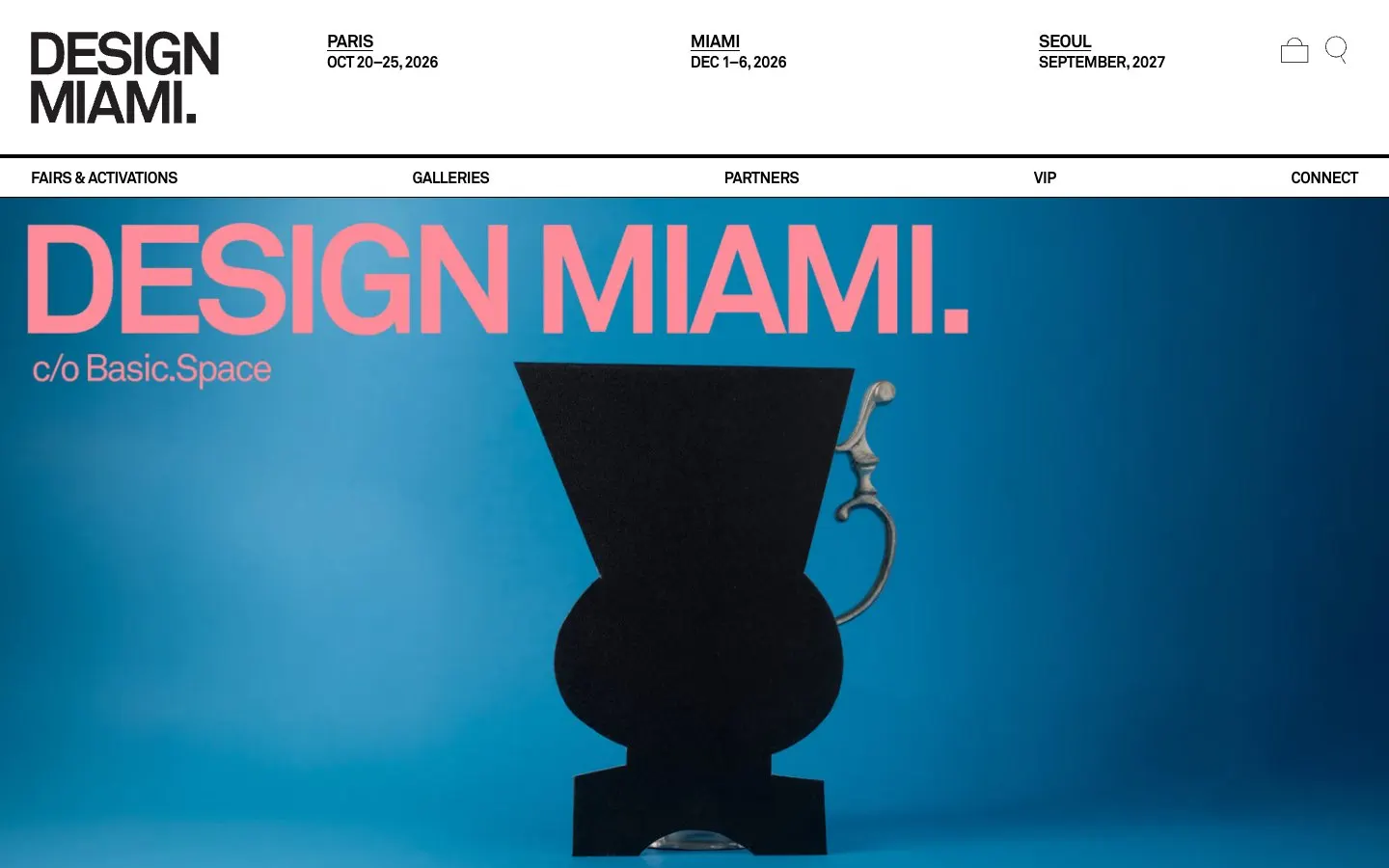 Il sito di Design Miami Paris