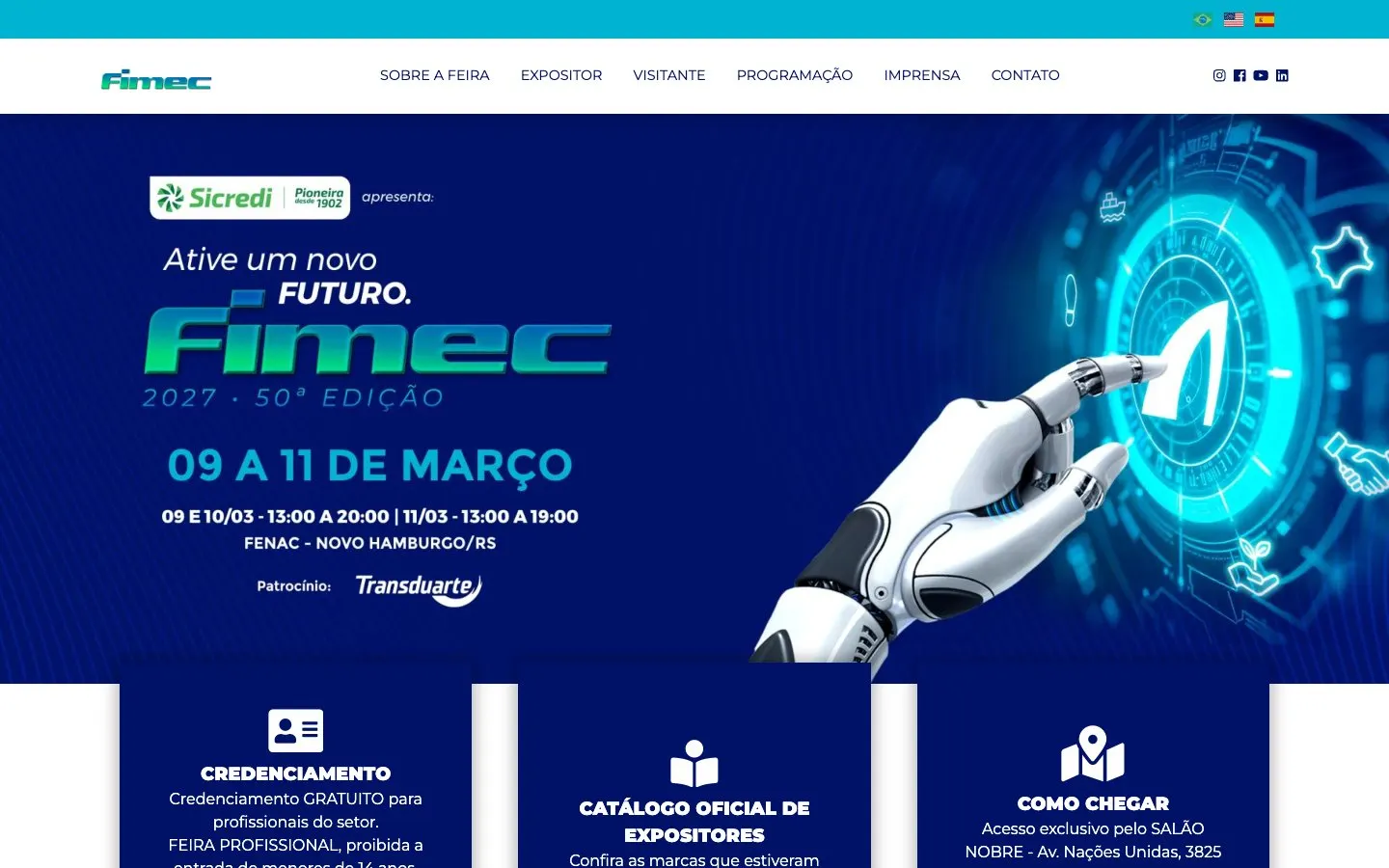 The website of FIMEC
