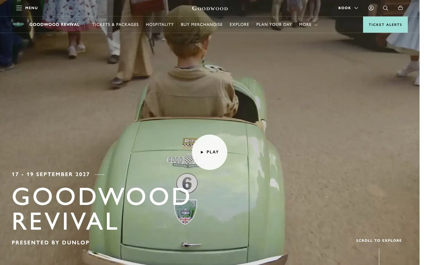 The website of Goodwood Revival