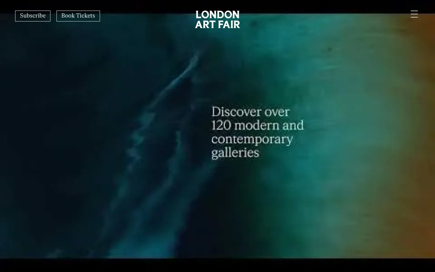 The website of London Art Fair