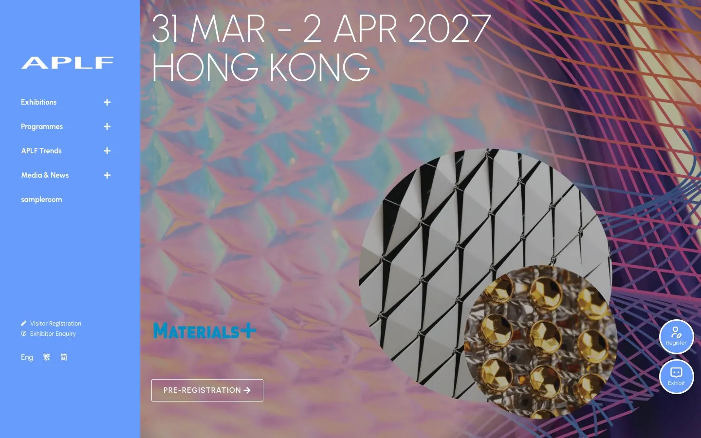 The website of Materials+