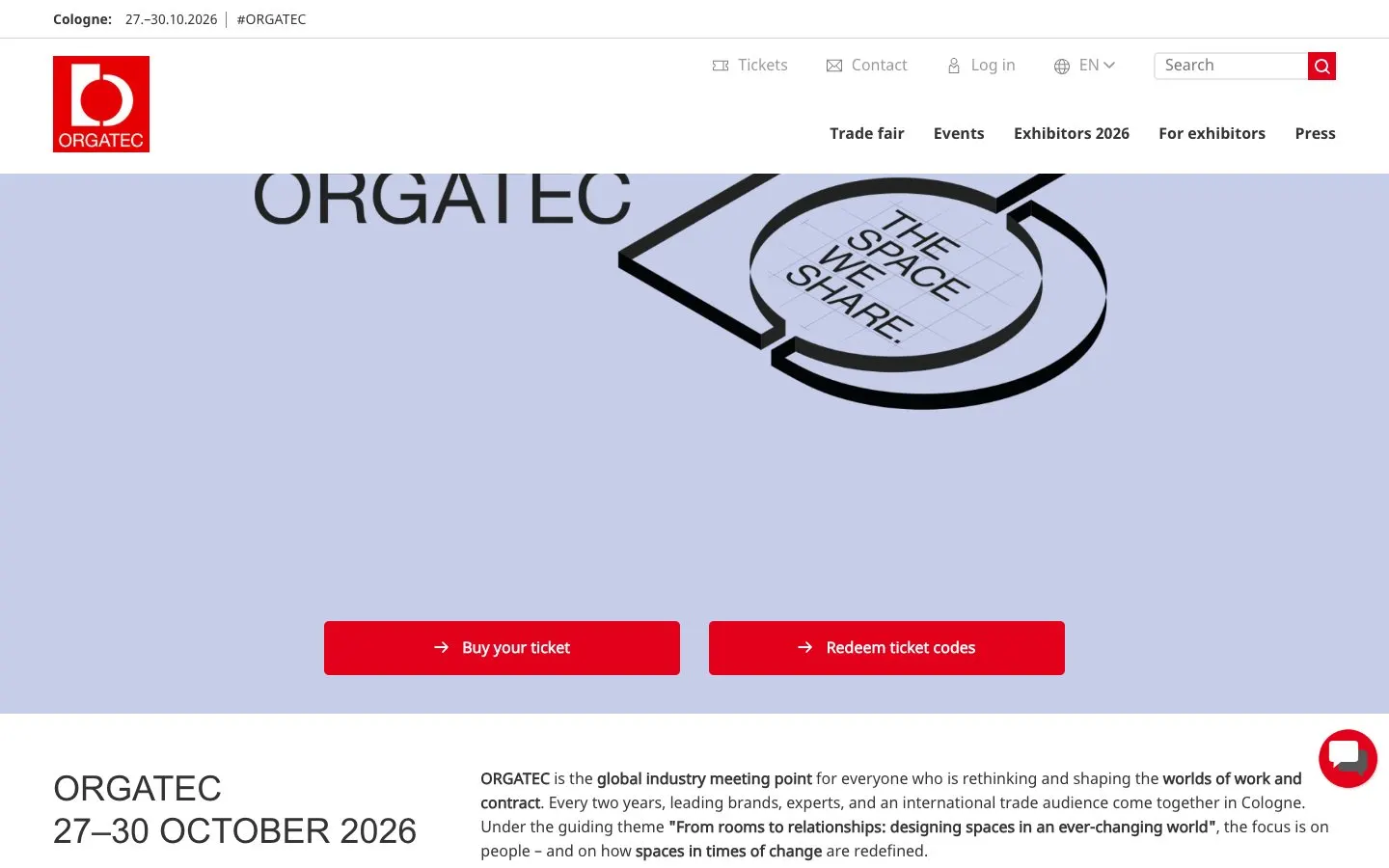 ORGATEC 的网站