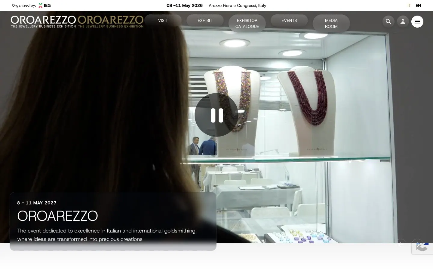 The website of Oroarezzo