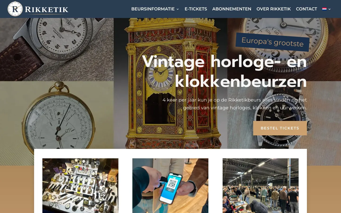 The website of Rikketik
