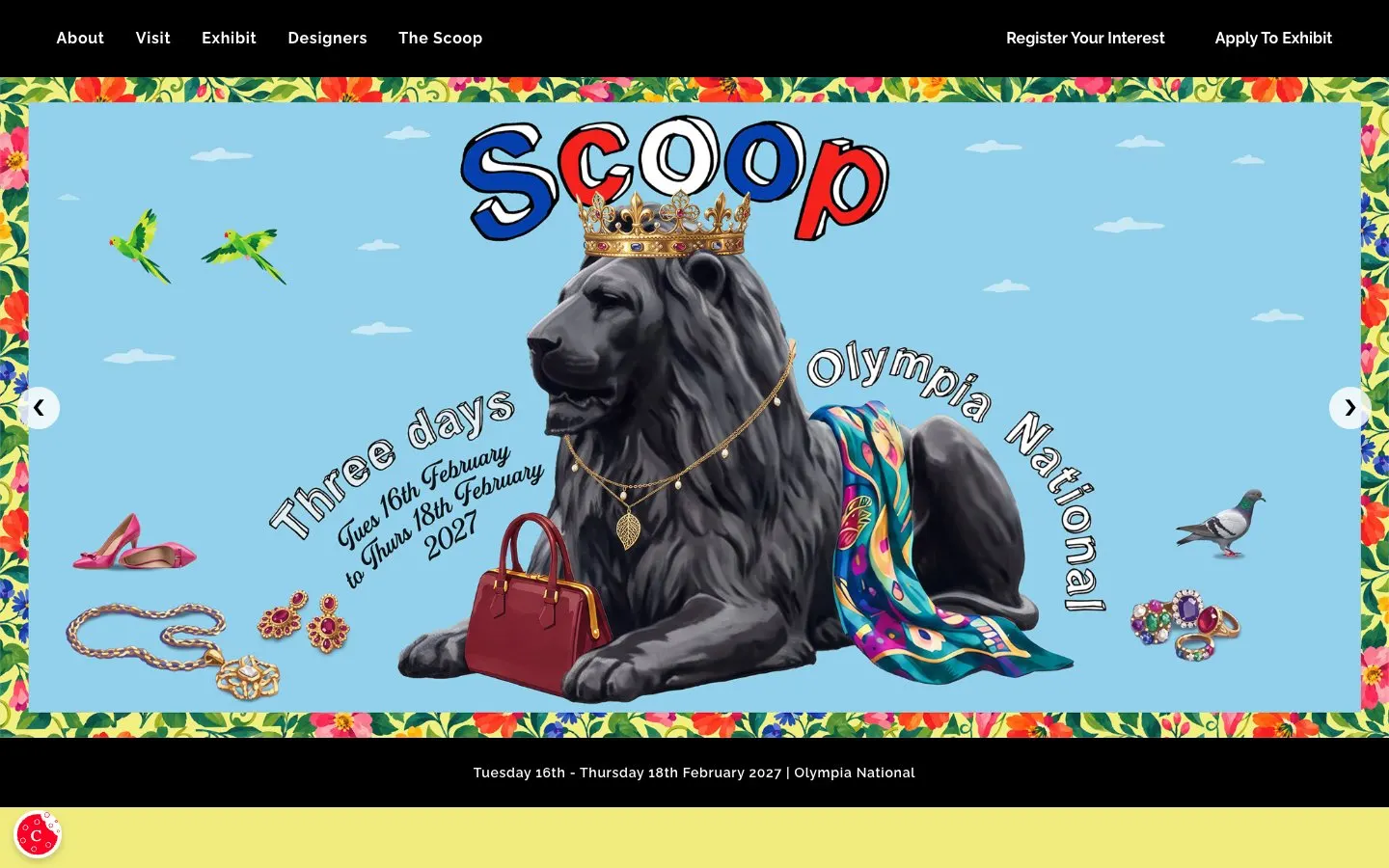 The website of Scoop International