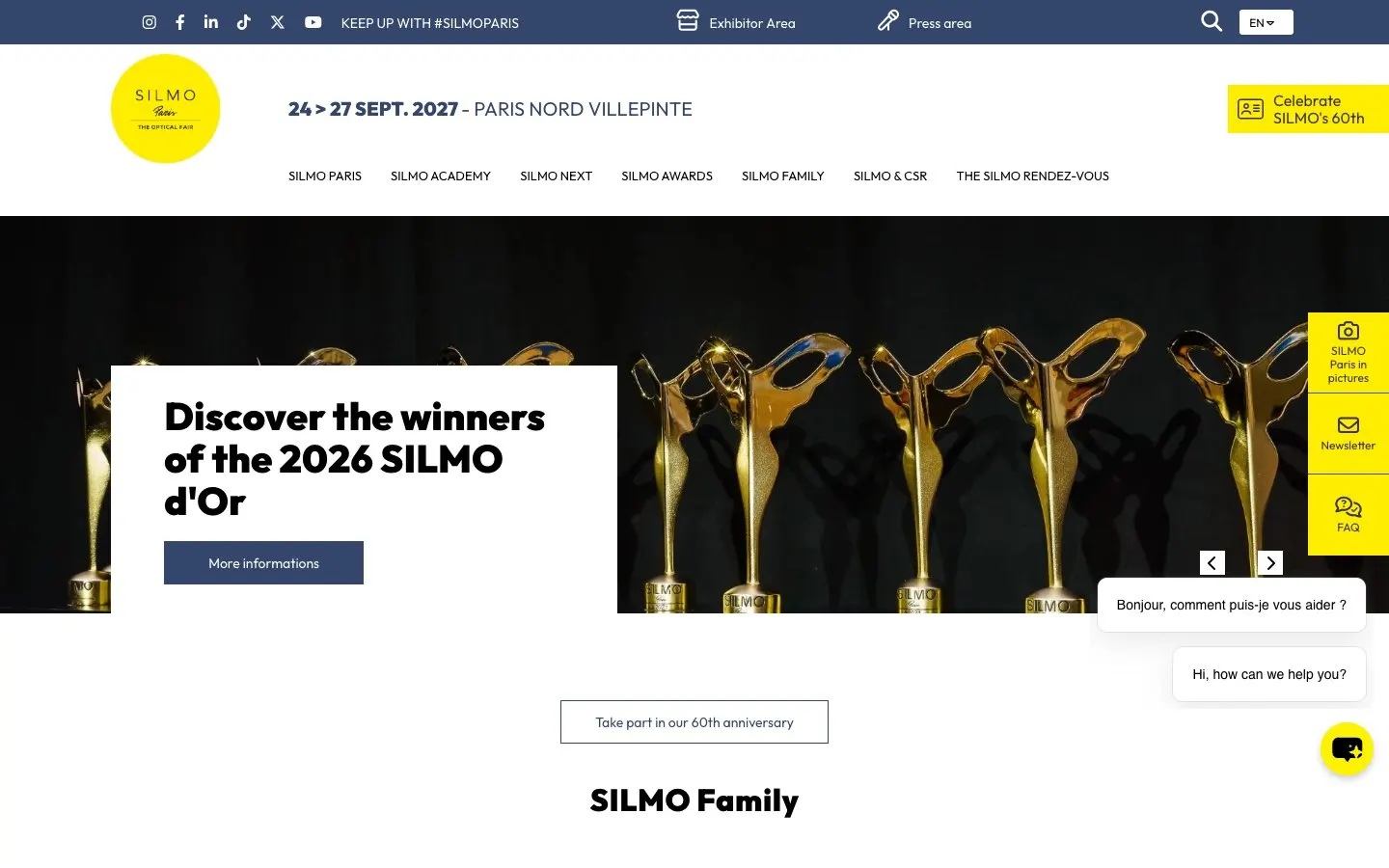 The website of SILMO Paris