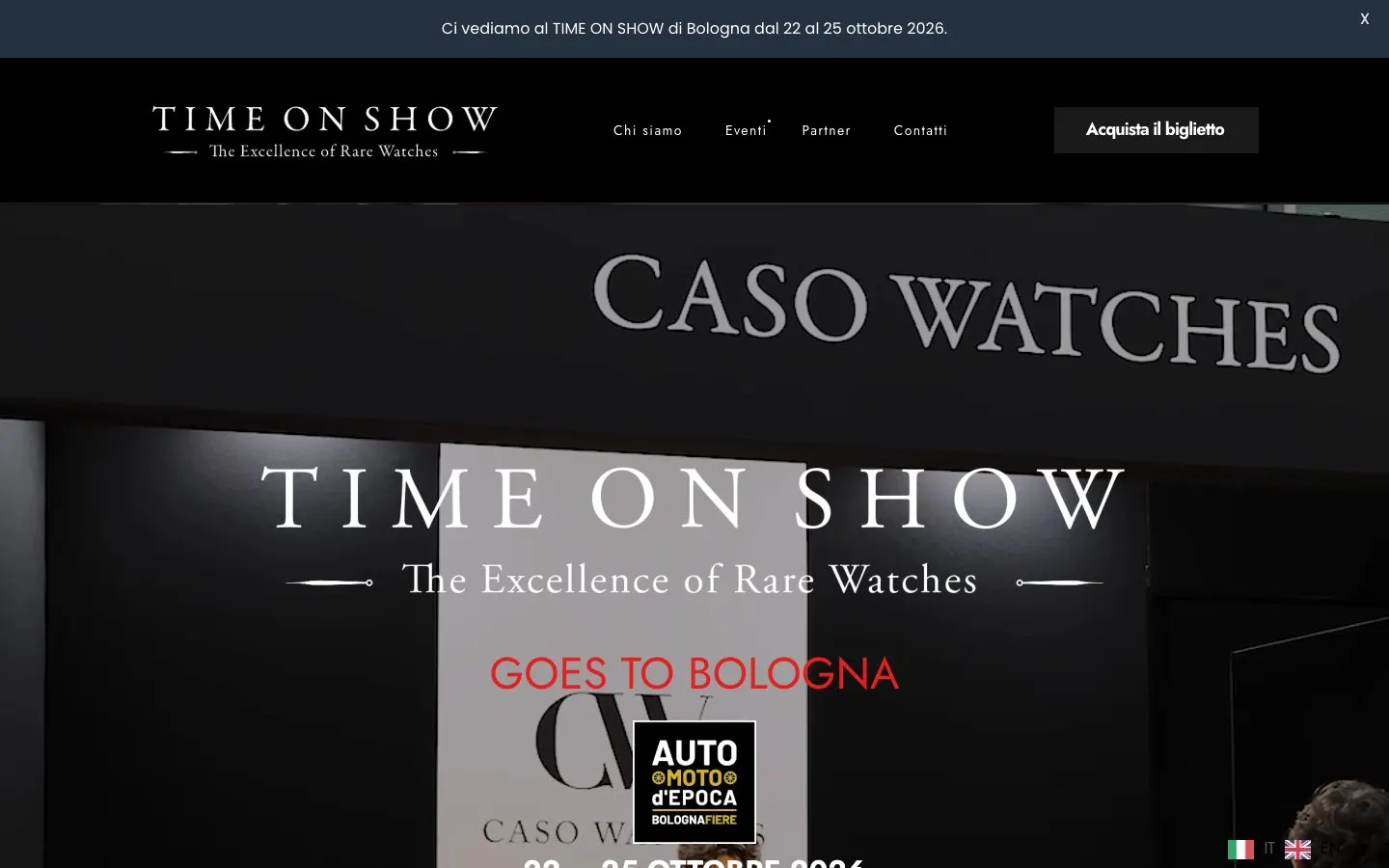 The website of Time on Show New York