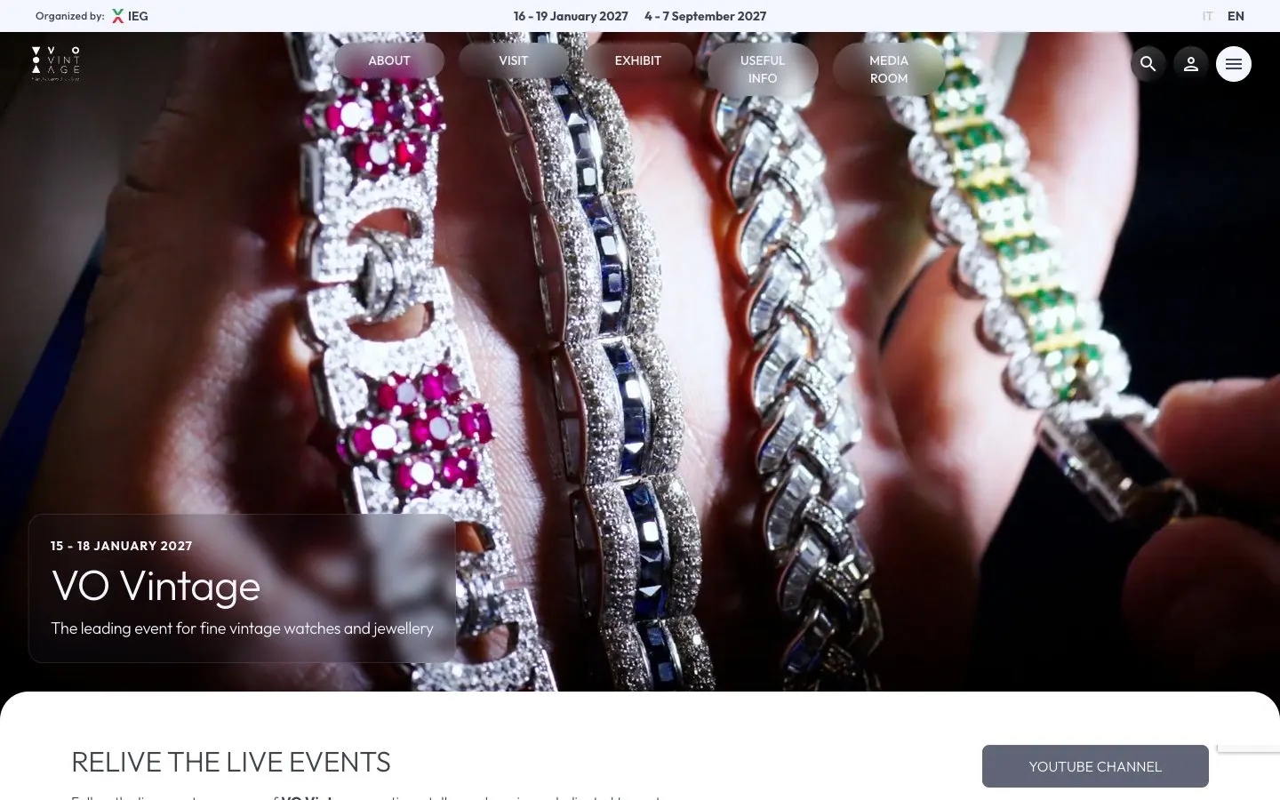 The website of VO Vintage