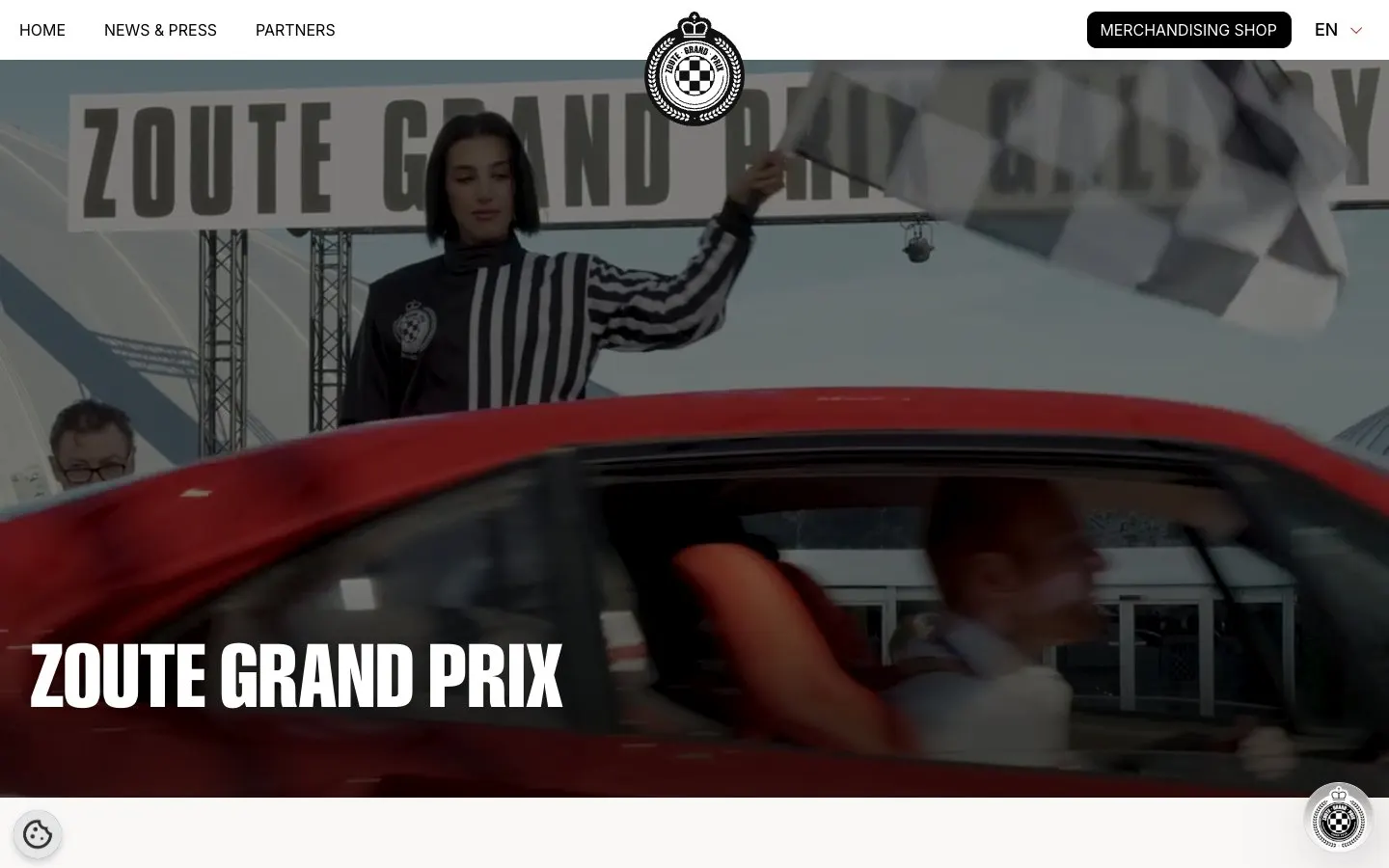 El sitio web de Zoute Grand Prix Car Week