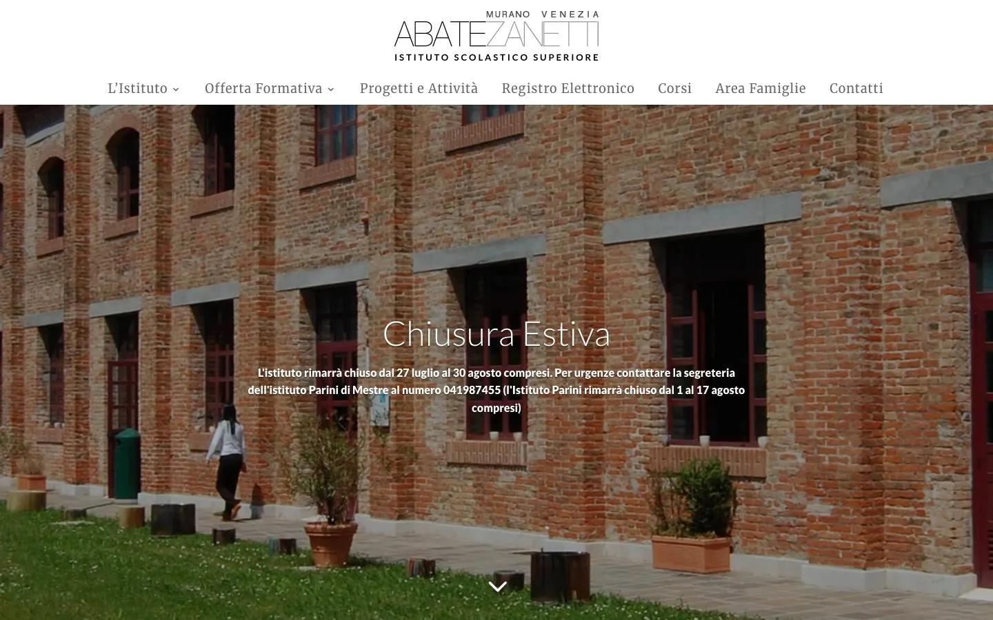The website of Abate Zanetti