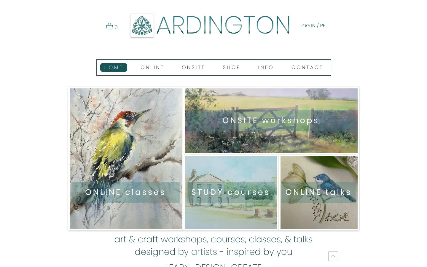 The website of Ardington School of Crafts