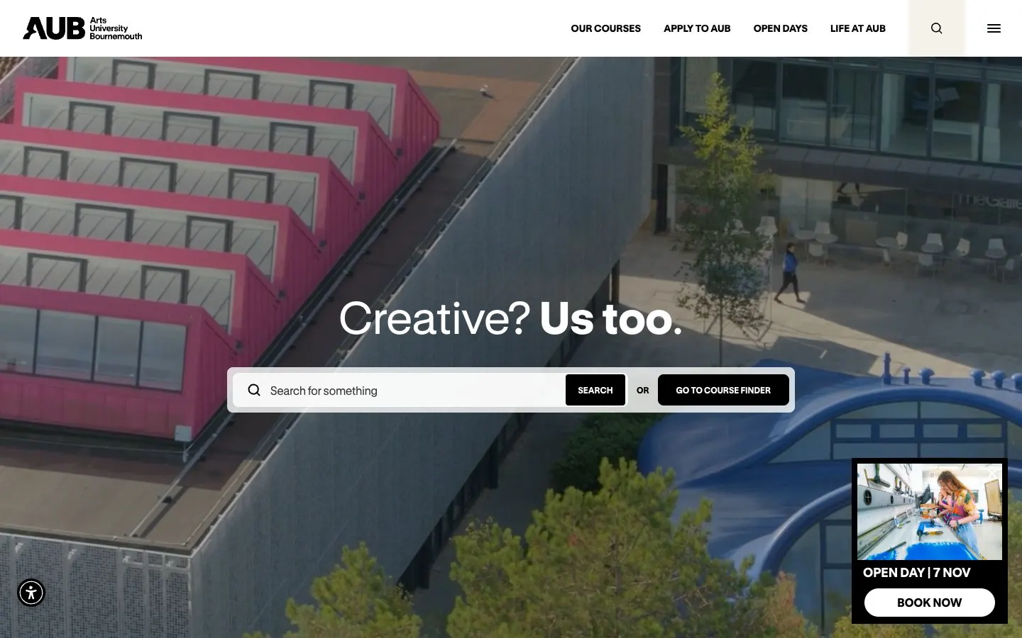 The website of Arts University Bournemouth – Fashion, Textiles and Costume