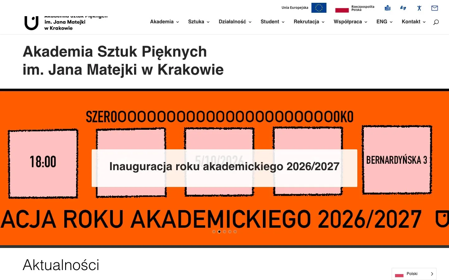 ASP Kraków 的网站