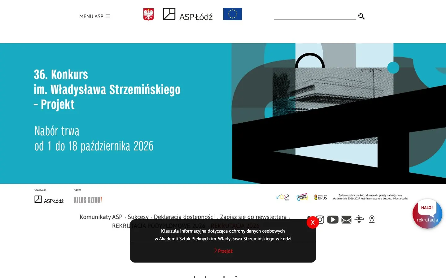 Le site de ASP Łódź