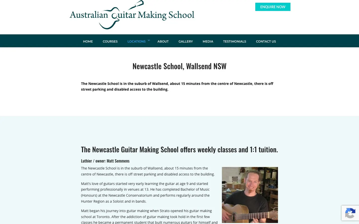 The website of Australian Guitar Making School – Newcastle