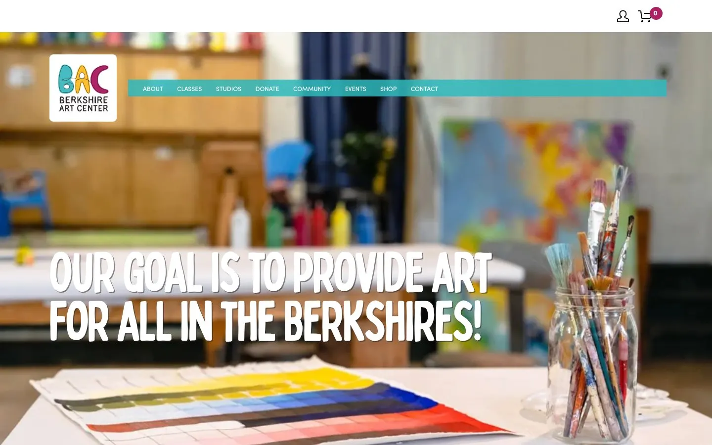 الموقع الإلكتروني لـ Berkshire Art Center