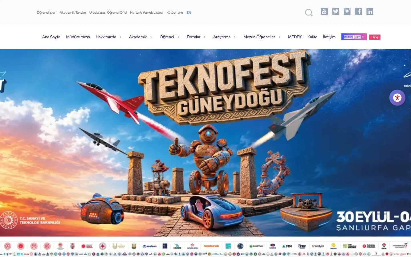 The website of Burdur Mehmet Akif Ersoy Üniversitesi – Bucak Emin Gülmez Teknik Bilimler Meslek Yüksekokulu
