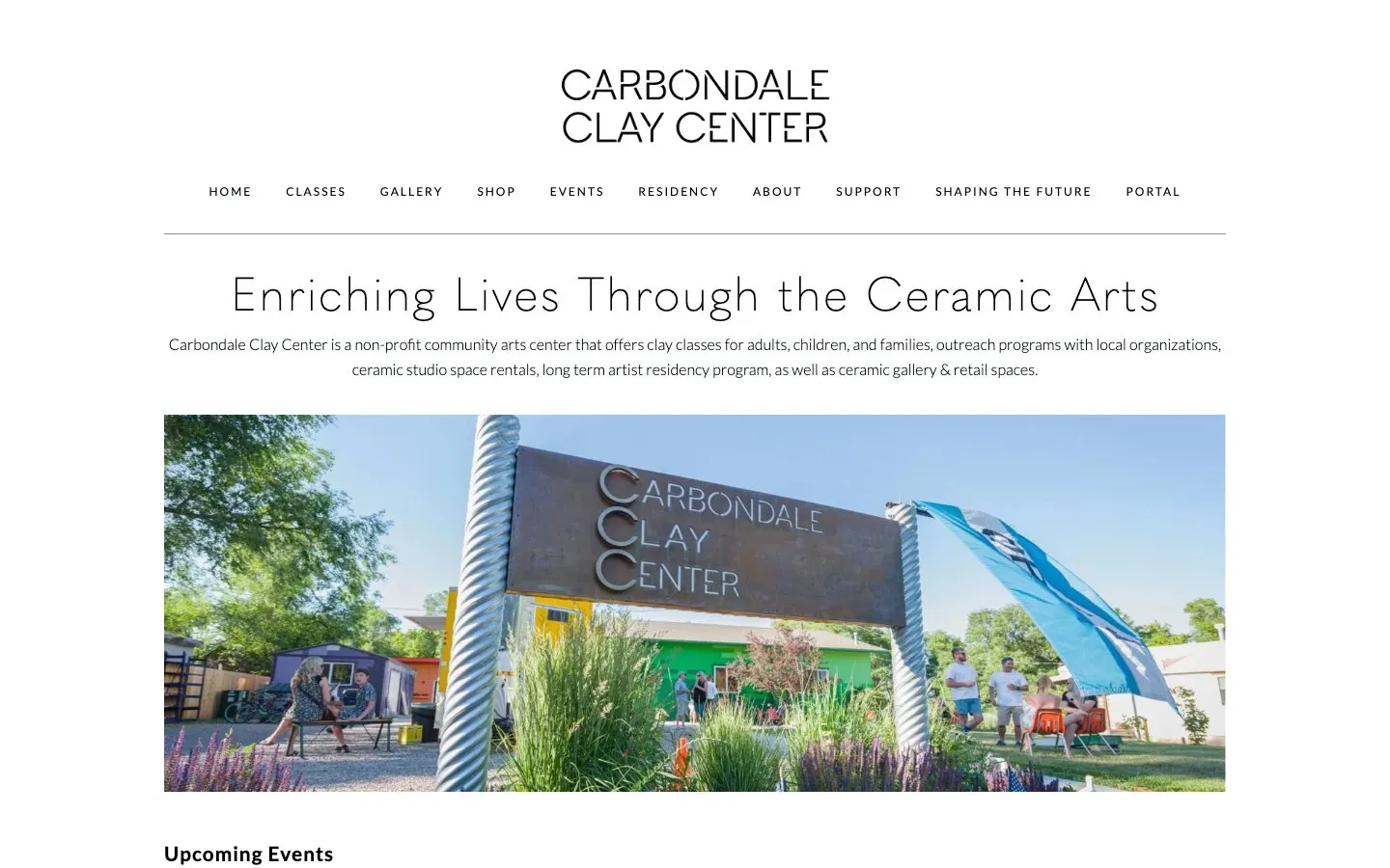 Le site de Carbondale Clay Center