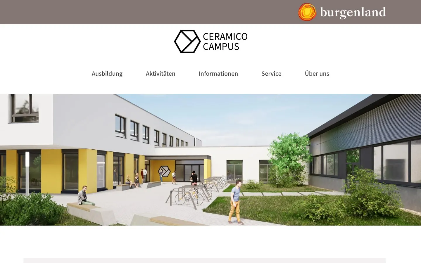 The website of Ceramico Campus Stoob