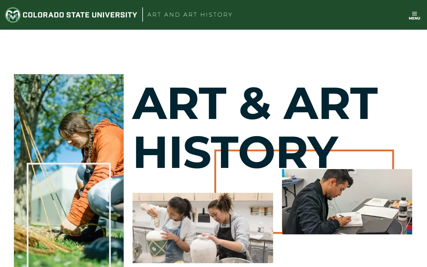 El sitio web de Colorado State University – Department of Art and Art History