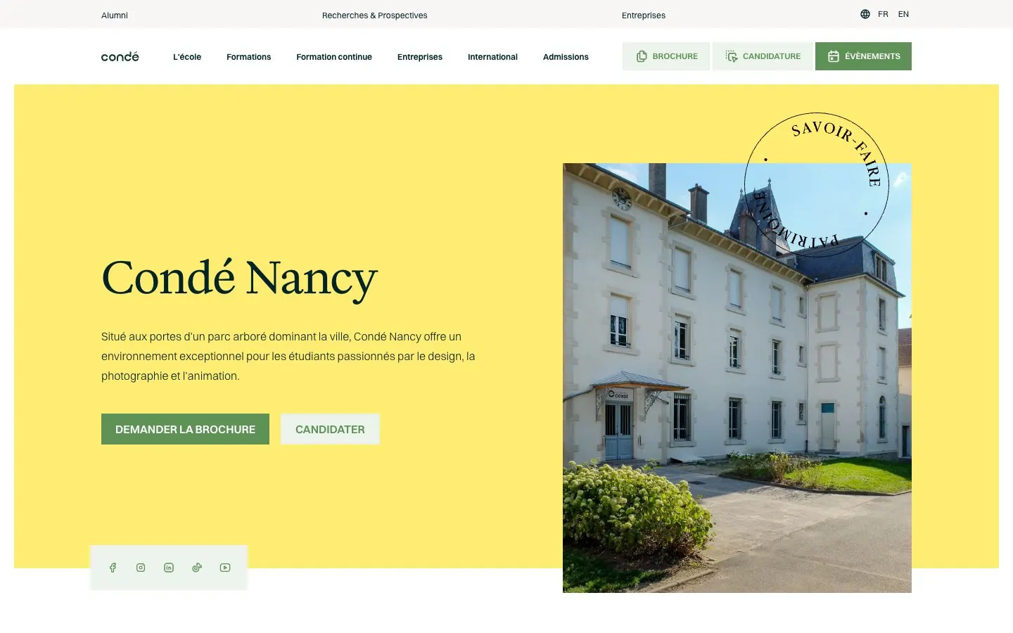 Condé Nancy 的网站
