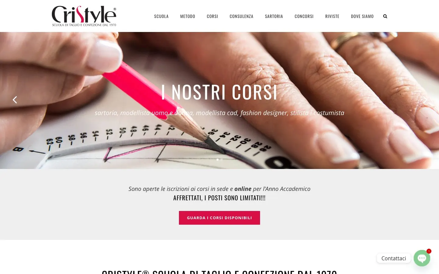 The website of Cristyle