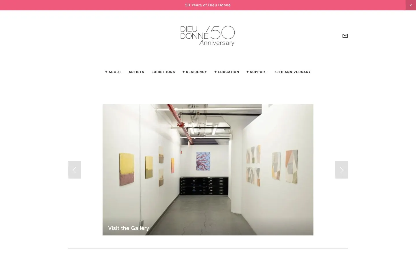 Die Website von Dieu Donné