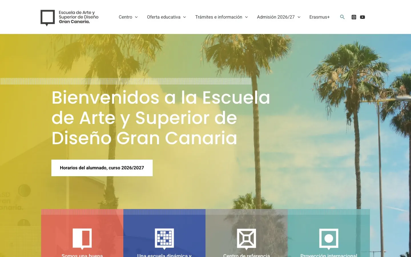 الموقع الإلكتروني لـ EASD Gran Canaria