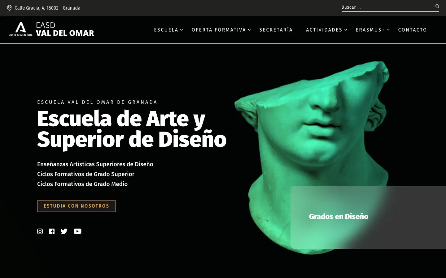 The website of EASD José Val del Omar