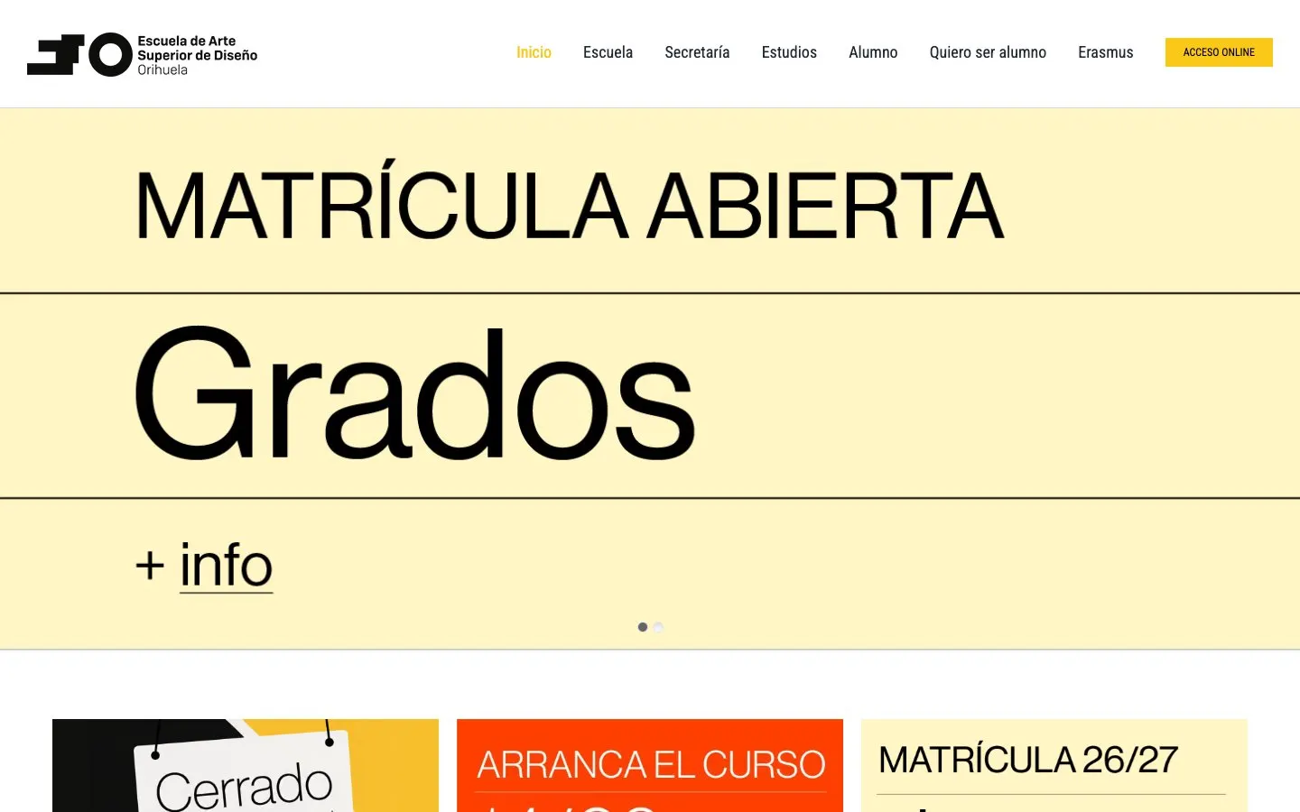 The website of EASD Orihuela