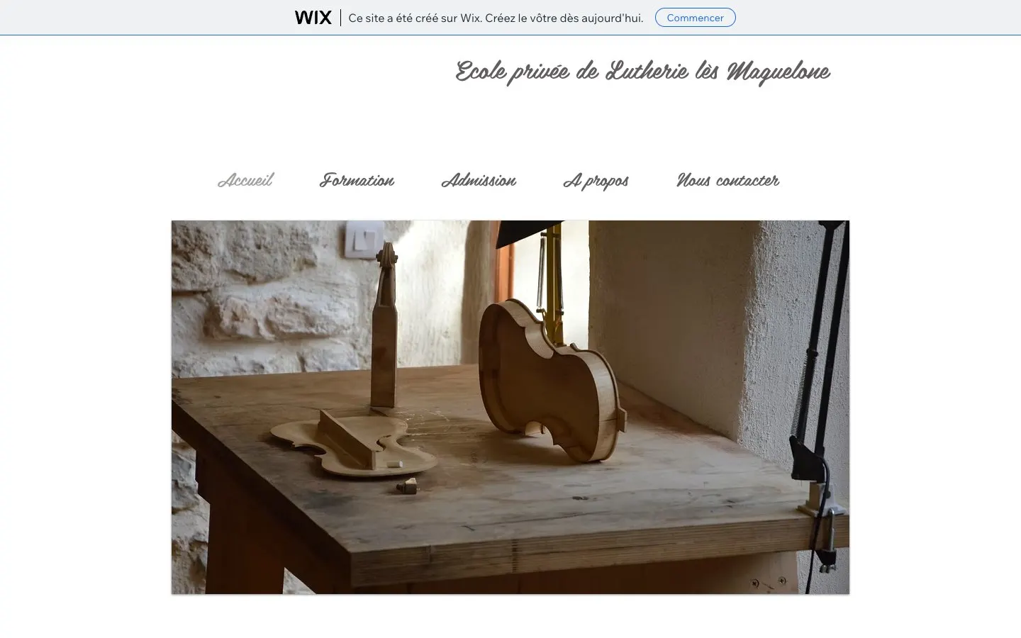 Il sito di École privée de Lutherie lès Maguelone (EPLM)