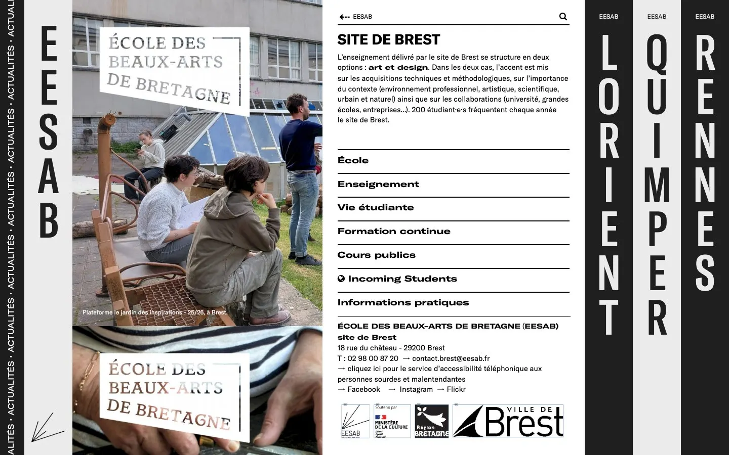 El sitio web de EESAB – site de Brest