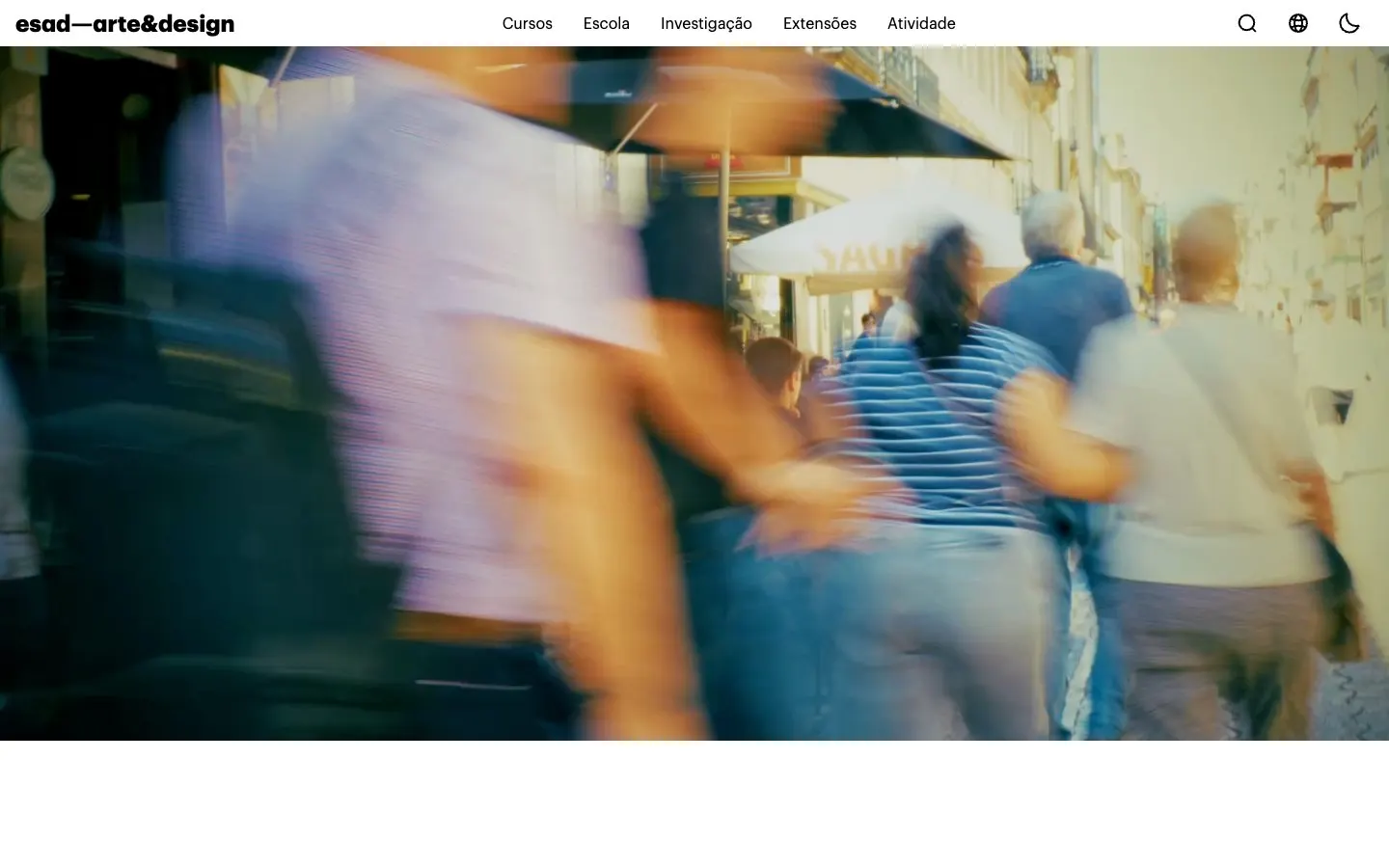 The website of ESAD Matosinhos