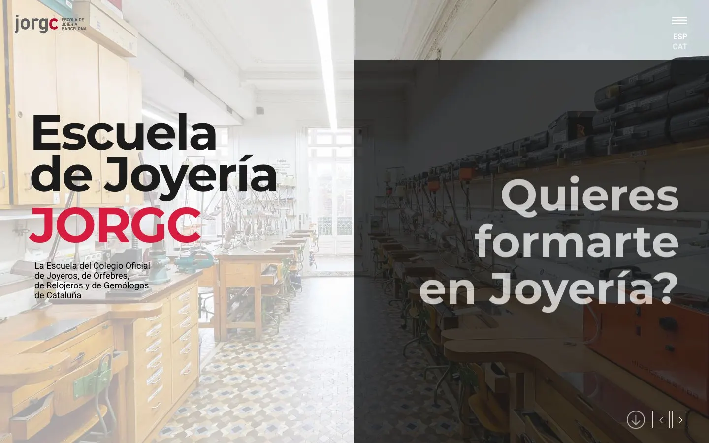 Le site de Escola de Joieria JORGC