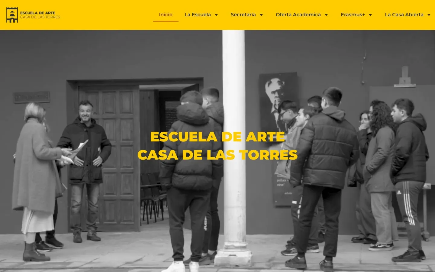 Сайт школы Escuela de Arte Casa de las Torres