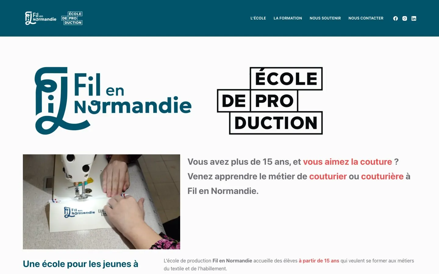 Il sito di Fil en Normandie