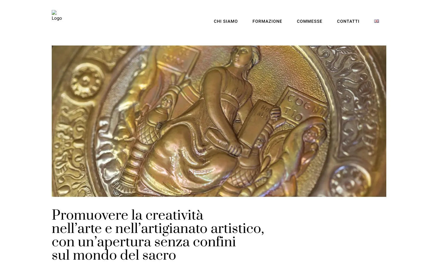 The website of Fondazione Arte Sacra Contemporanea – Scuola di Arte Sacra