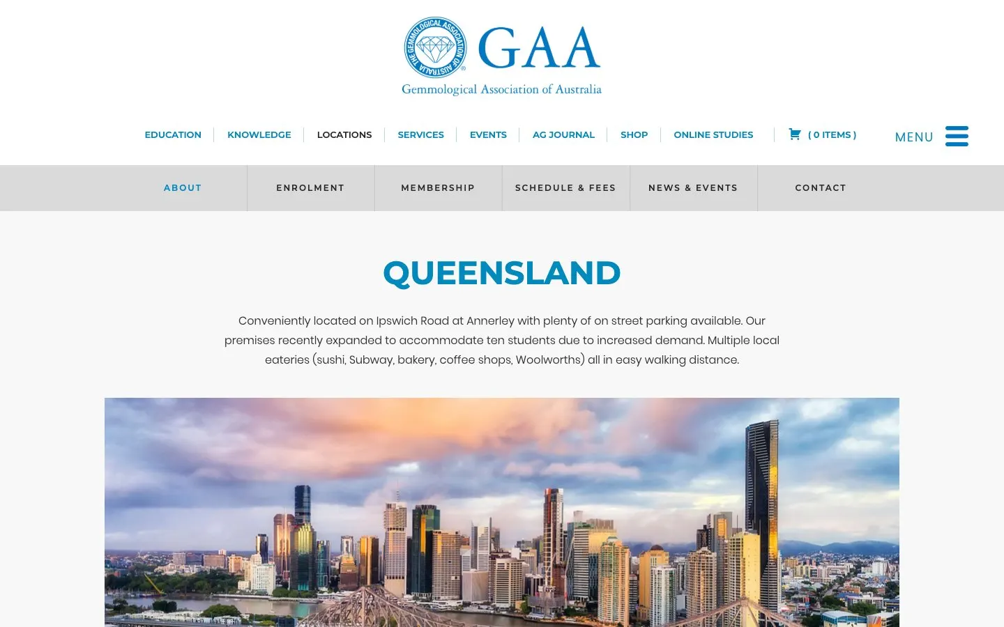 The website of Gemmological Association of Australia – Queensland Division