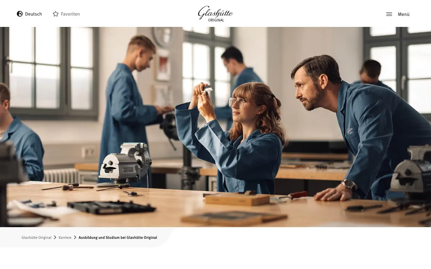 The website of Uhrmacherschule Alfred Helwig