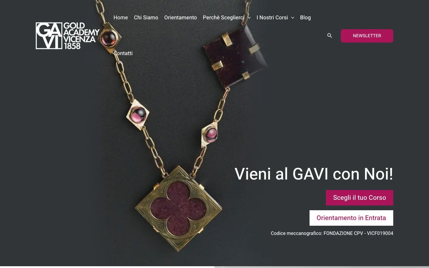 Il sito di Gold Academy Vicenza 1858