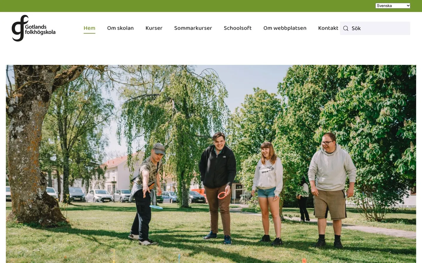 Le site de Gotlands folkhögskola