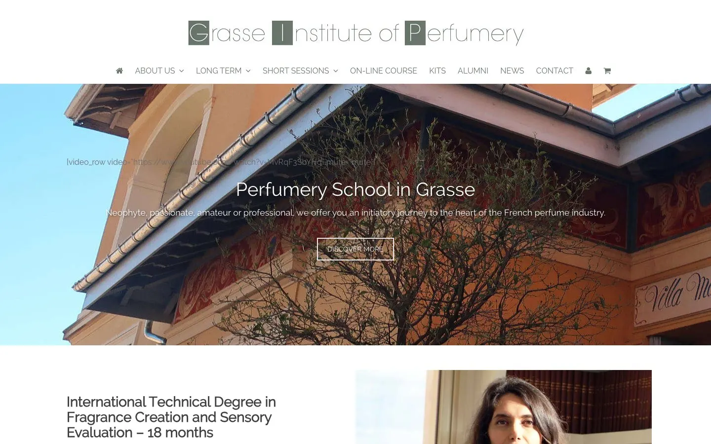 Grasse Institute of Perfumery (GIP) 的网站
