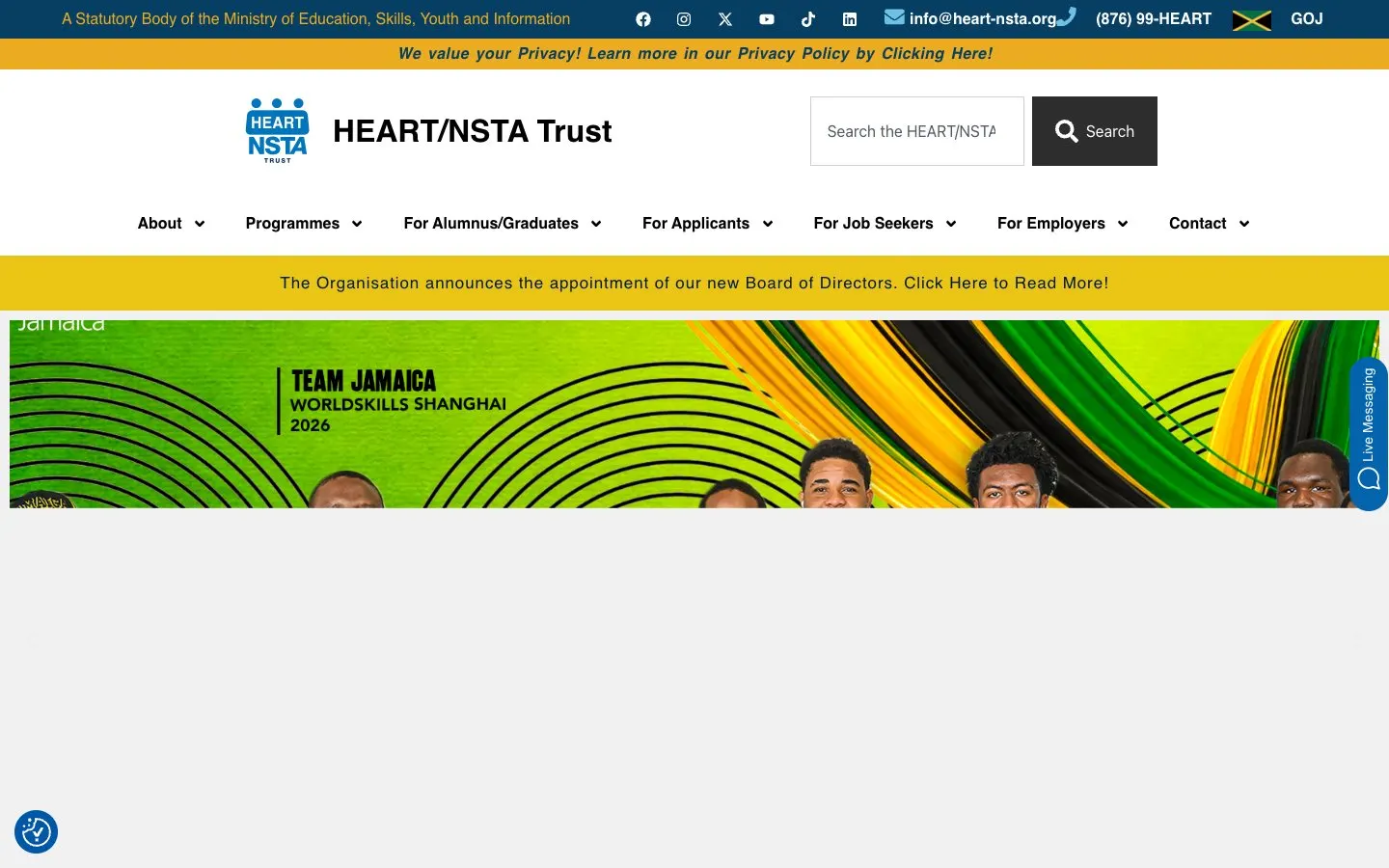 HEART/NSTA Trust 的网站