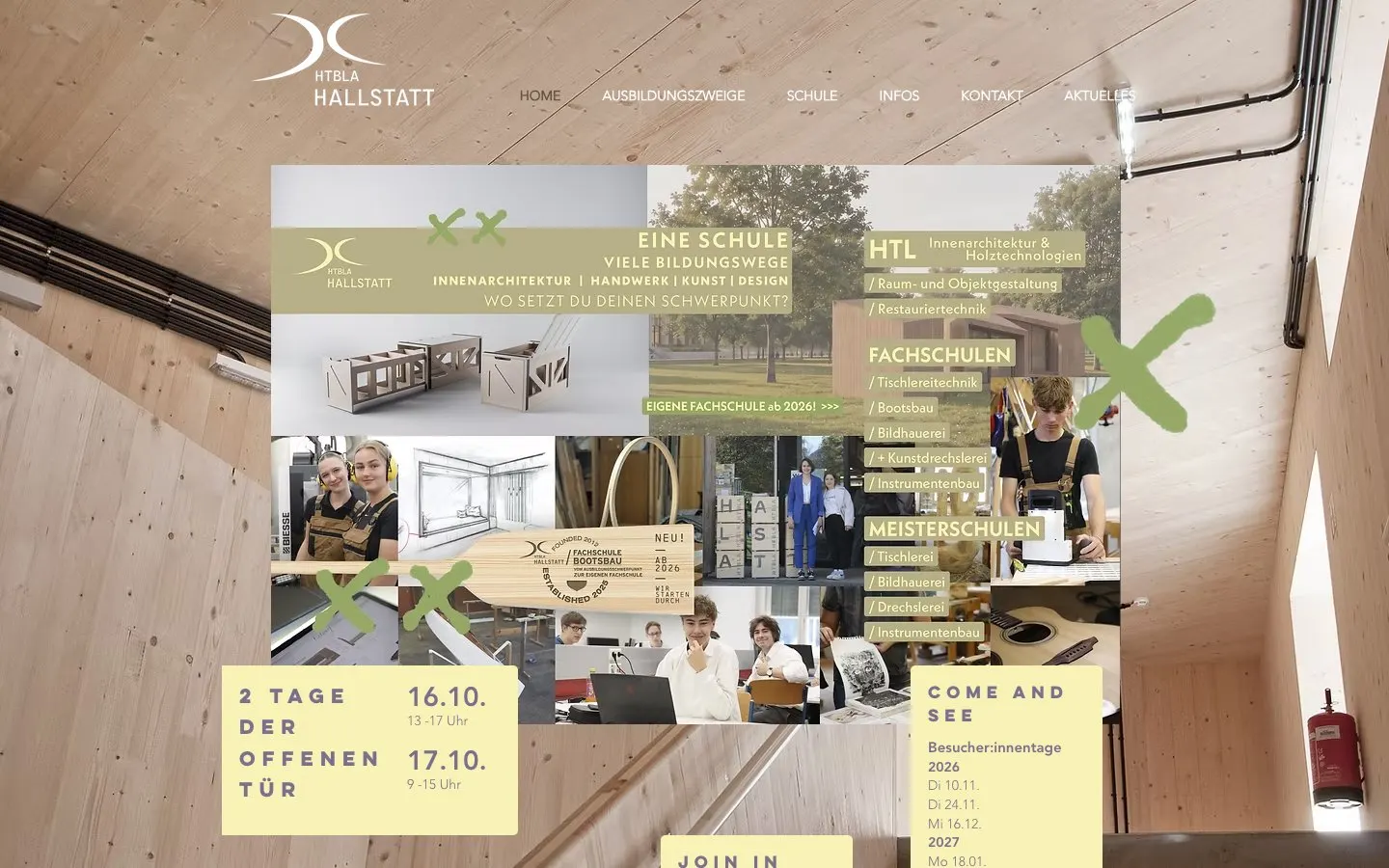 The website of HTBLA Hallstatt