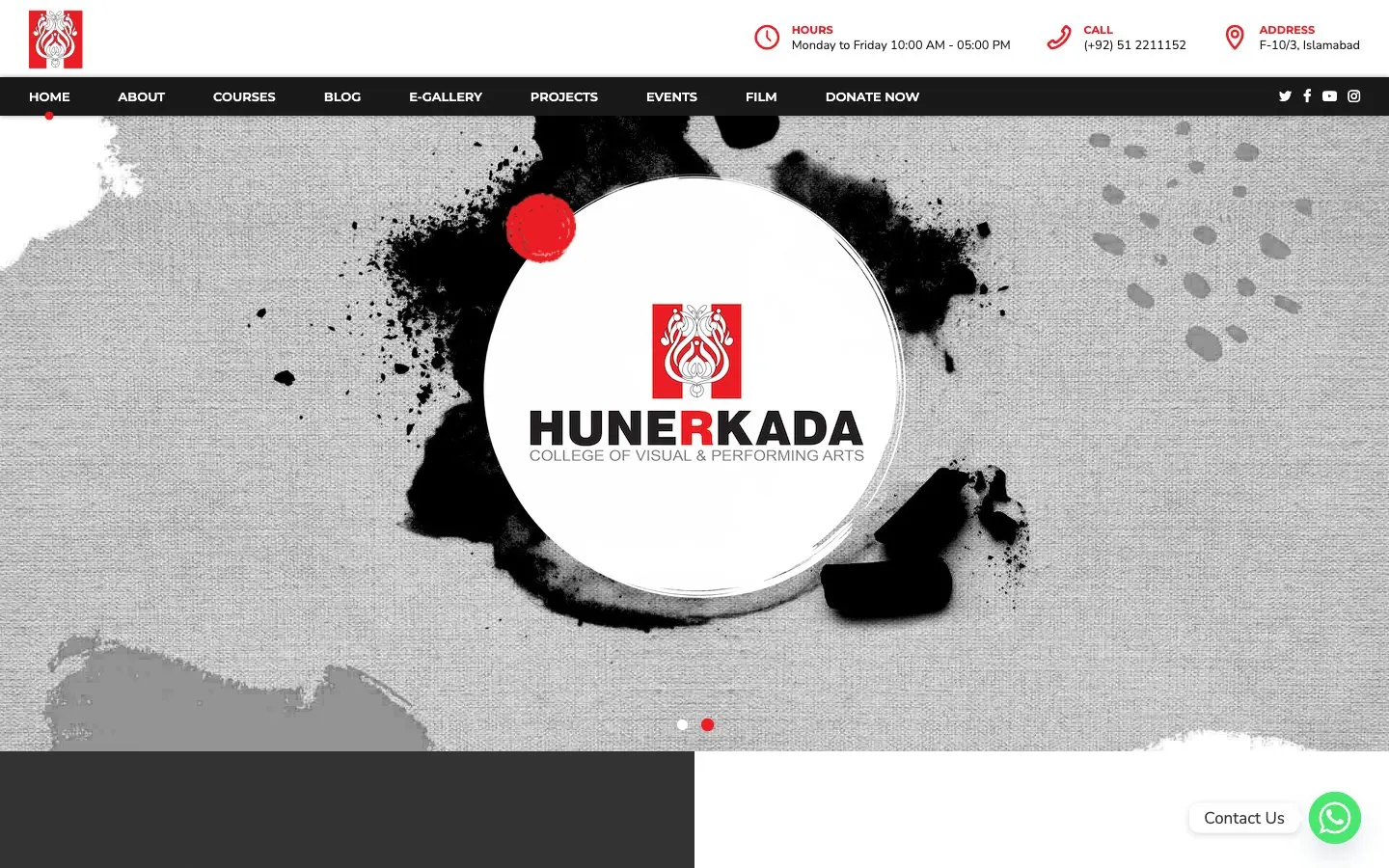Il sito di Hunerkada